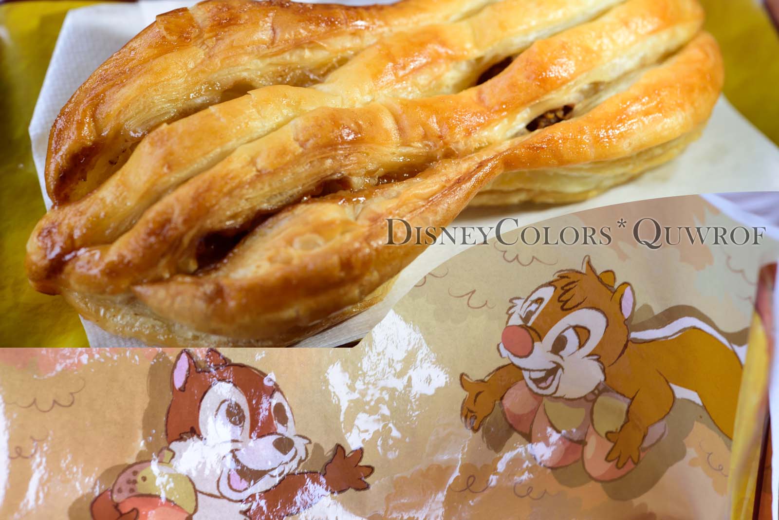 チップ デールのパッケージがかわいいナッツ型パイがグランドメニューに登場 ペコスビル カフェ 01 Disney Colors Blog