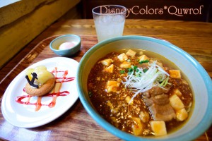 豚角煮とマーボー豆腐のあんかけ麺