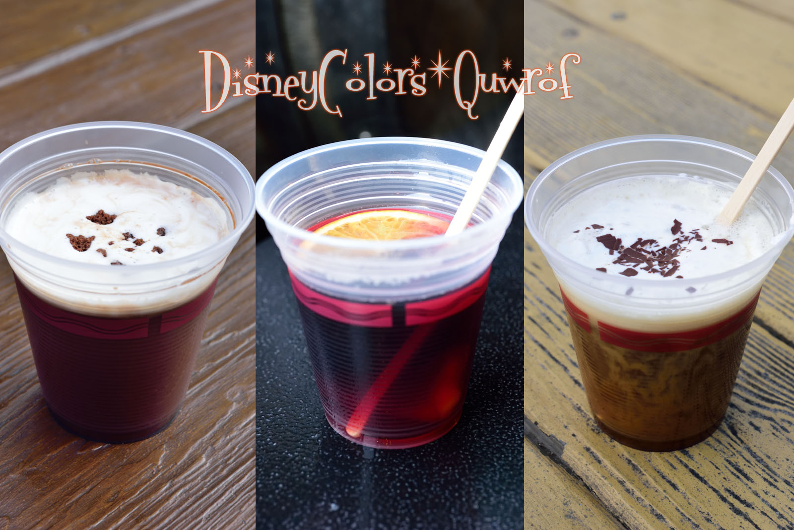 ディズニーシー15 16冬に販売のアルコール3種飲み比べレポ Disney Colors Blog