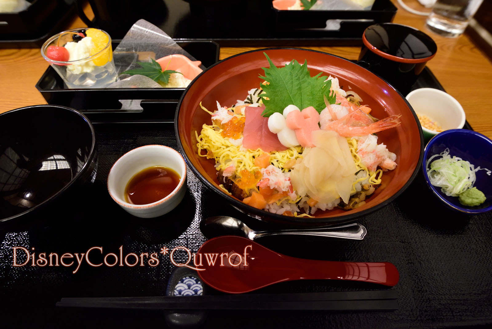 祭りちらし寿司はスーベニア箸付きで今年も超オススメ れすとらん北齋 03 Disney Colors Blog