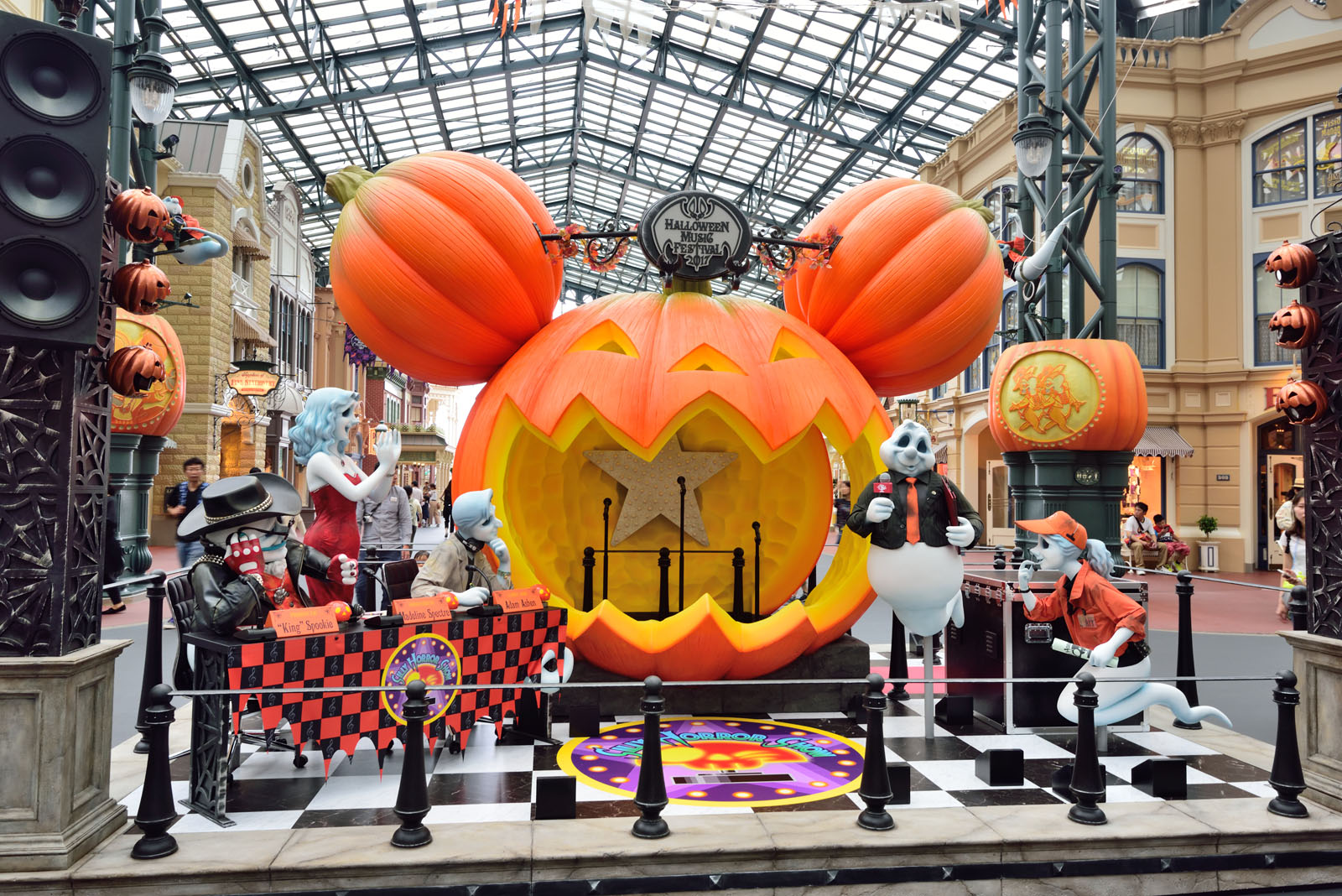 音楽フェスのtdl ヴィランズのtds ディズニー ハロウィーン2017