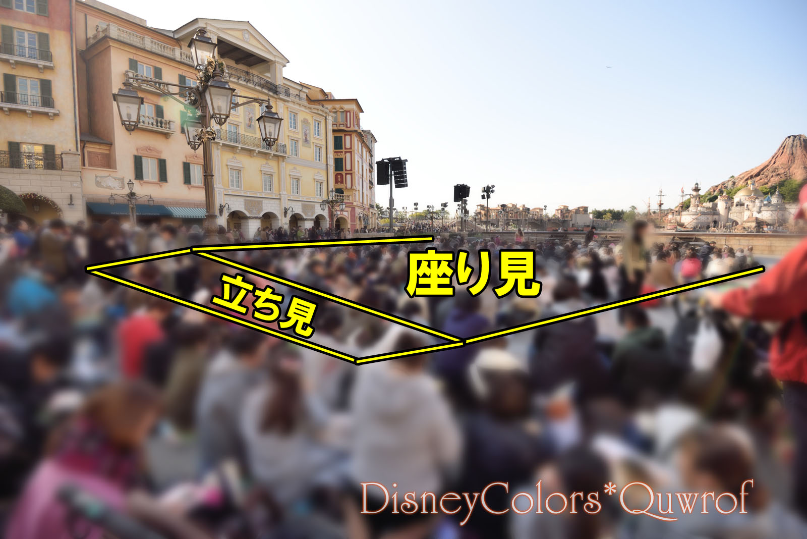 ミッキー広場は入替制で座り見が縮小 Tds パーフェクト クリスマス Disney Colors Blog