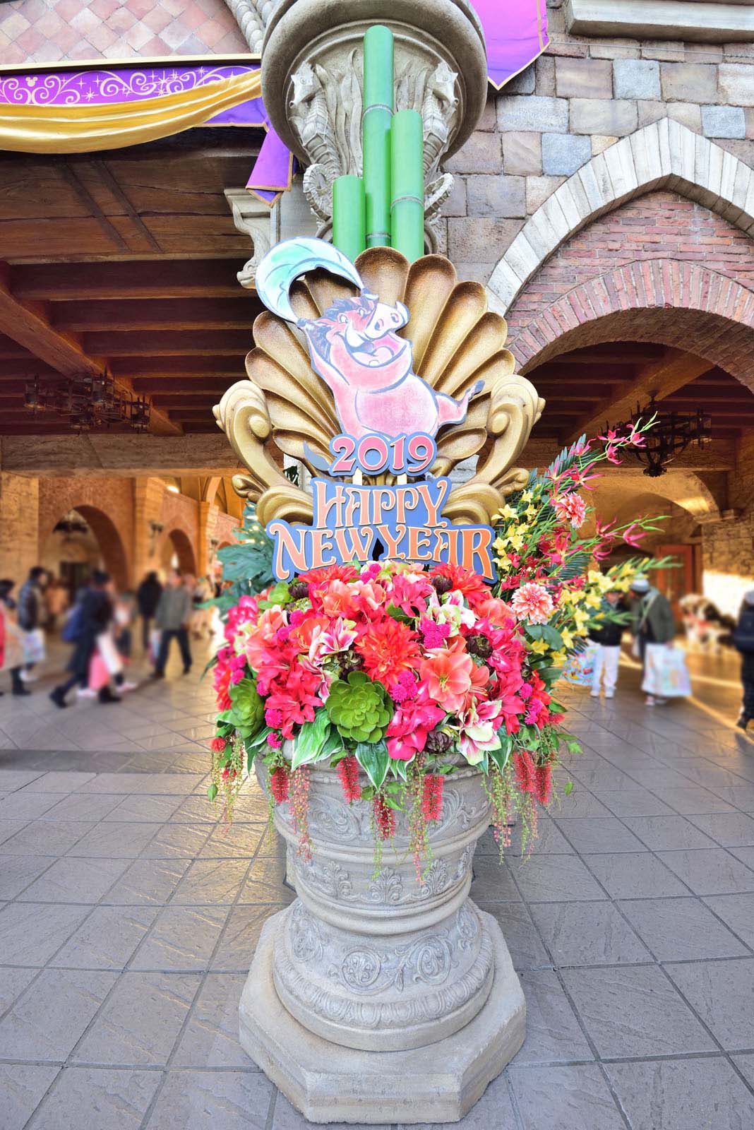 新しくなったtds正月グリ 2019年1月3日 東京ディズニーシーのパークレポート Disney Colors Blog