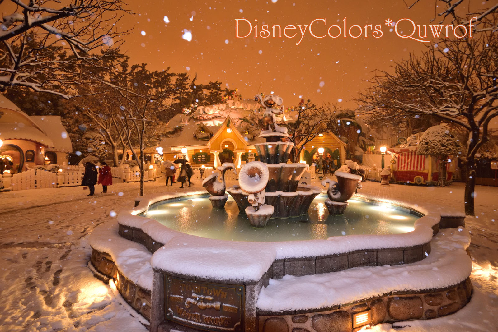 東京ディズニーランド 雪 2018年1月22日