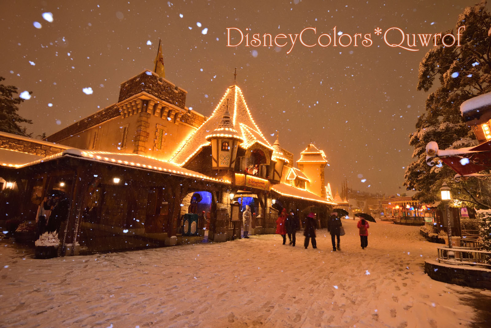 東京ディズニーランド 雪 2018年1月22日