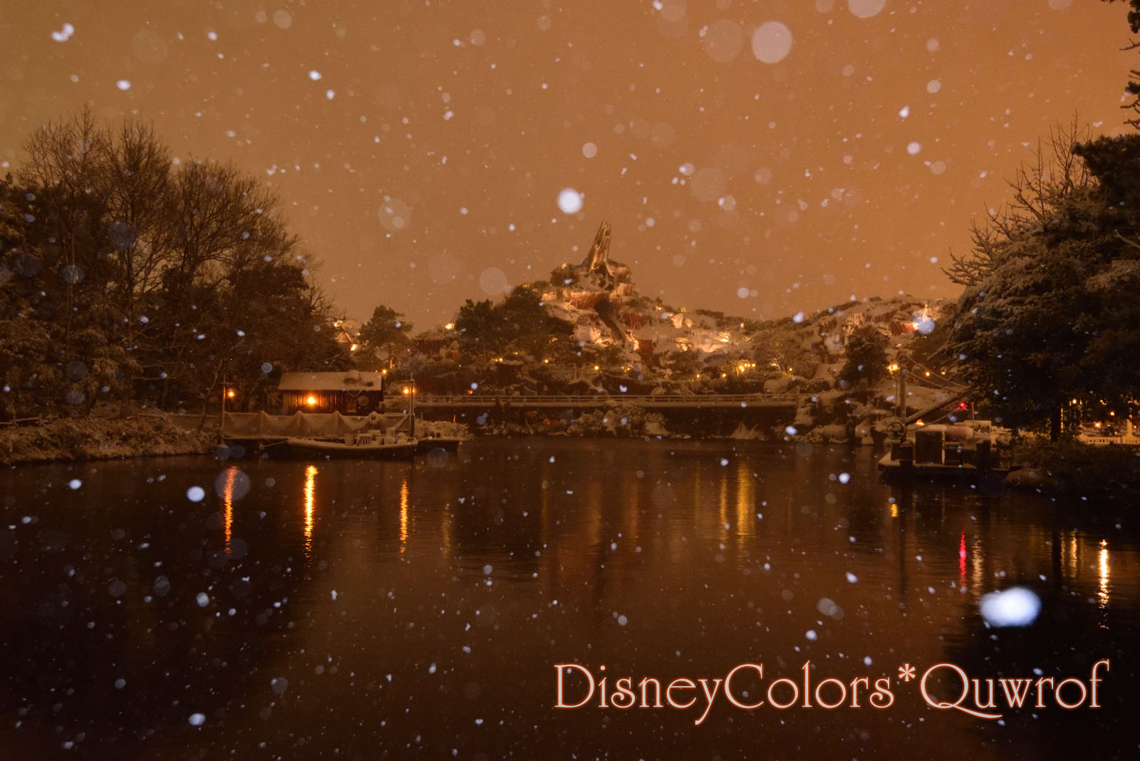 東京ディズニーランド 雪 2018年1月22日