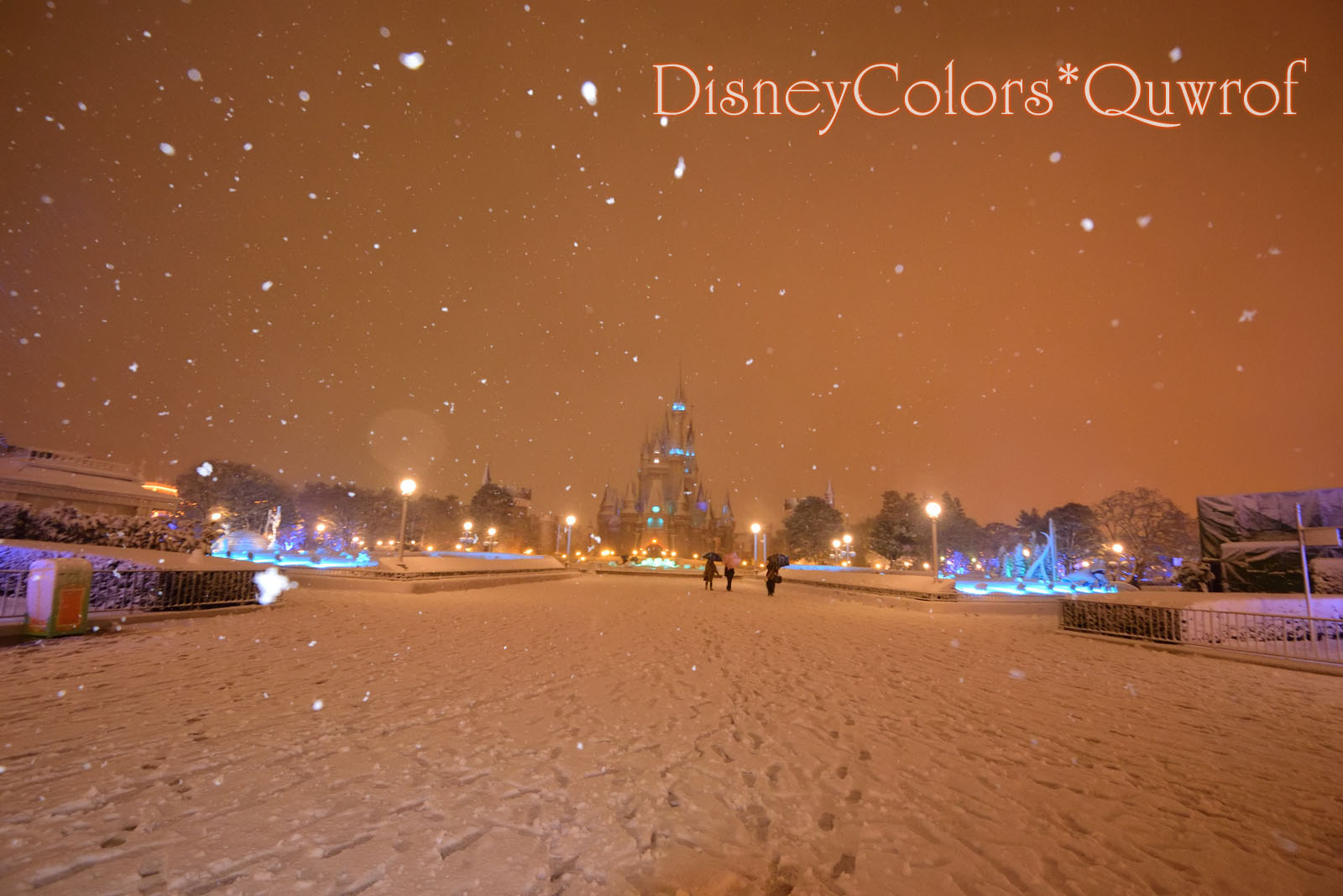 東京ディズニーランド 雪 2018年1月22日