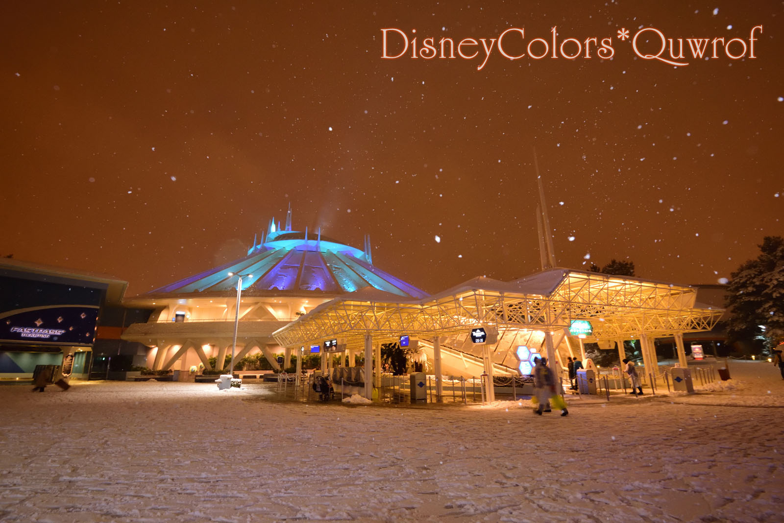 東京ディズニーランド 雪 2018年1月22日