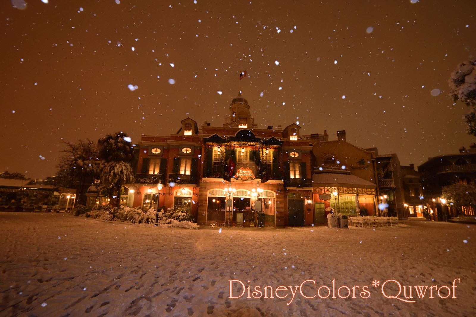 東京ディズニーランド 雪 2018年1月22日