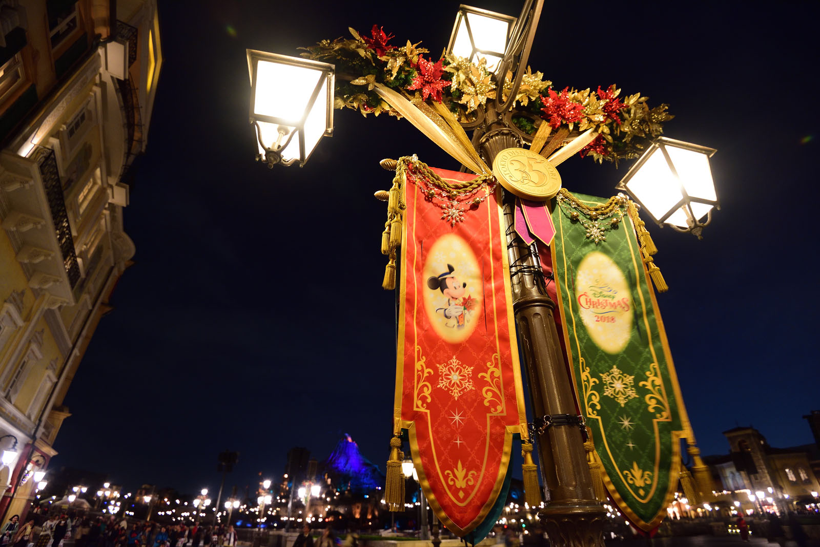 東京ディズニーシー ディズニー・クリスマス2018 イルミネーション