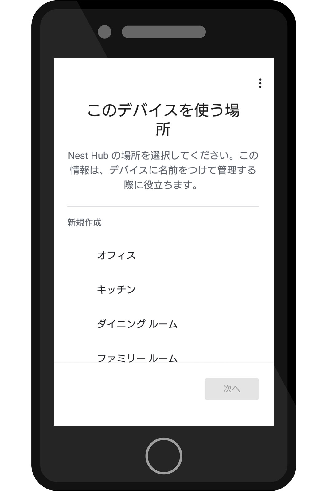 Google Nest Hub 設定