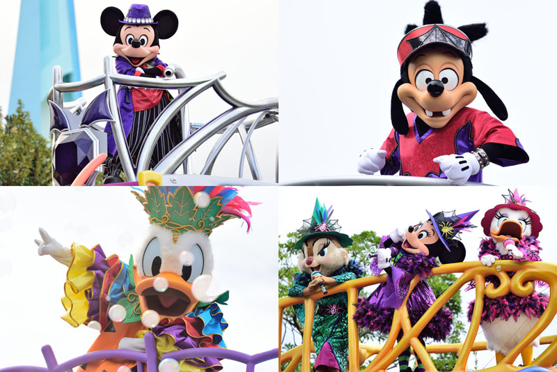 Tdl ハロウィーン ポップンライブ16 フロート停止位置 鑑賞ガイド Disney Colors Event Guide