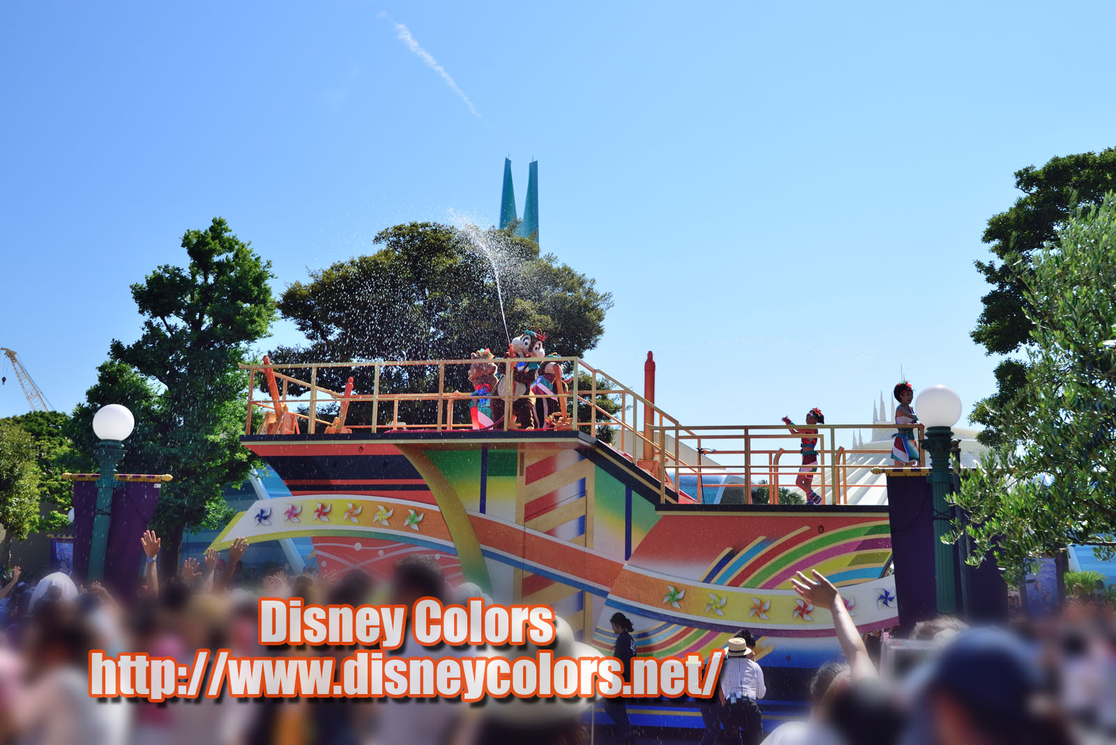 Tdl 燦水 サマービート17 フロート停止位置 鑑賞ガイド Disney Colors Event Guide