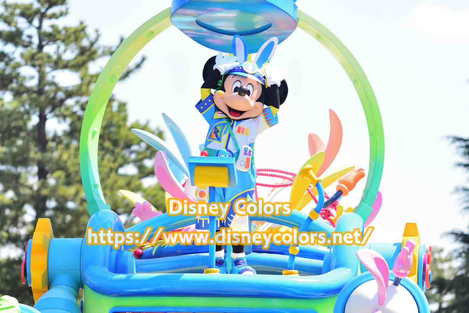 Tdl うさたま大脱走 19 フロート停止位置 鑑賞ガイド Disney Colors