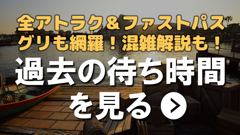 東京ディズニーランド 東京ディズニーシー 過去の待ち時間・混雑